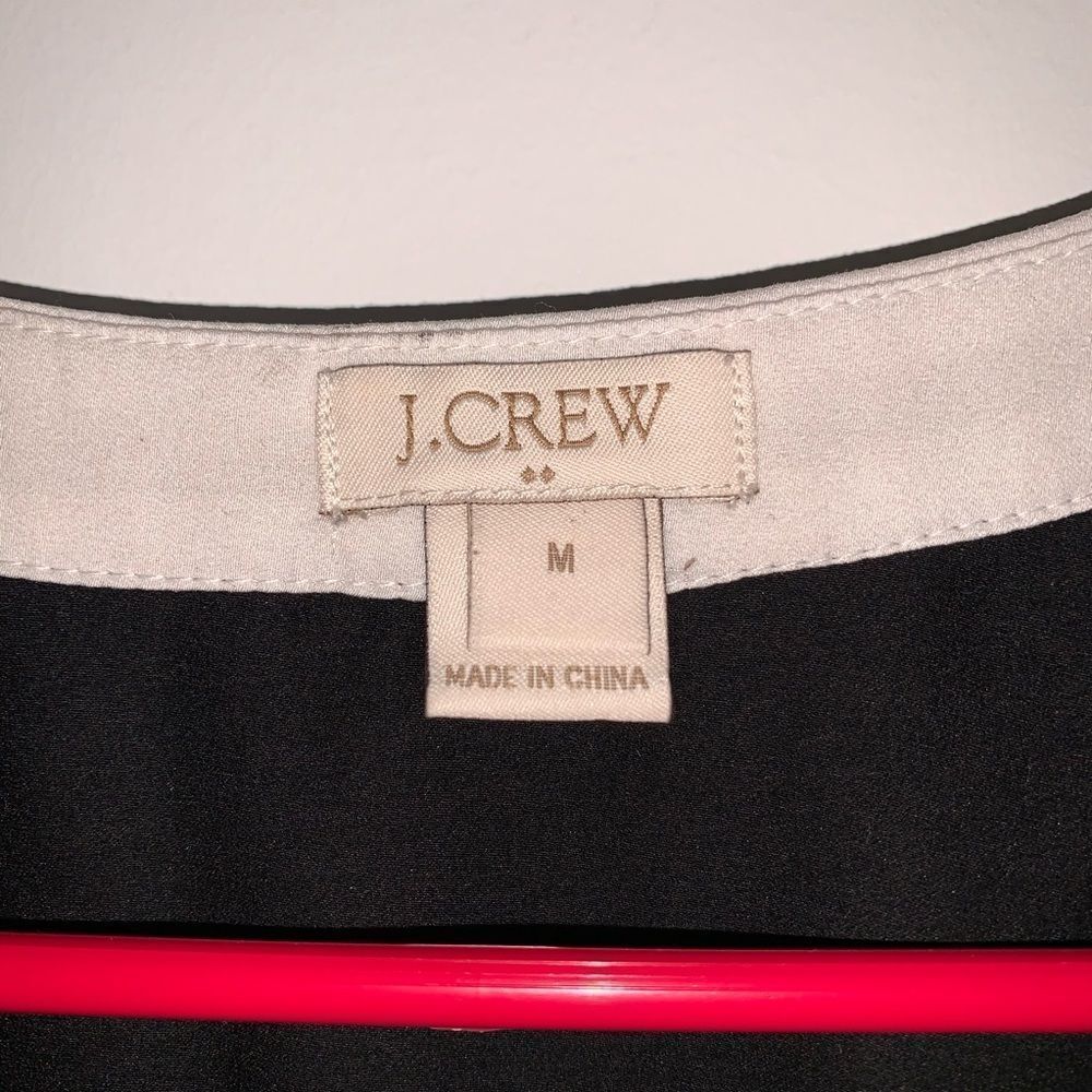 J Crew V-Neck Black Shirt M - Picture 2 of 7